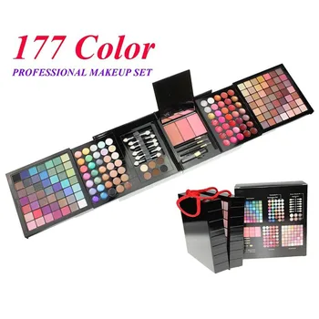 177 Eyeshadow Shimmer Palette Glitter Gøre op øjenskygge Powder Matt Powder Makeup profesional Kosmetik Kit Maquillage