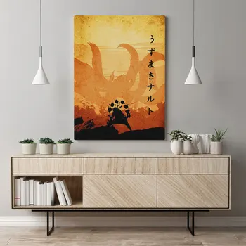Wall Art Home Decor Hd Print Modulære Japansk Anime Billeder Naruto Uzumaki Plakater, Lærred Maleri Til Soveværelse Kunst Uden Ramme
