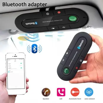 Højde Kvalitet solskærm Bil Bluetooth-Adapter Modtager FM-Senderen Bluetooth-håndfri Telefon