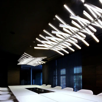 Nordisk LED DIY Lysekrone moderne Kontor hængende lamper stue hjem hængende lys spisesal, Bar inventar 110 220v