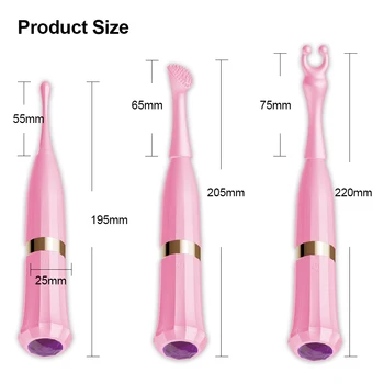 AV Vibrator Sex Legetøj til Kvinde Powerful G Spot Klitoris Stimulator Brystvorten Massageapparat Kvindelige vibrerende Onanist legetøj for voksne