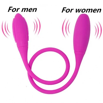 7 Hastighed Genopladeligt G-spot Vibrationer Anal Vibrator Til Mænd, Kvinder Dobbelt Vibrerende Æg Sex Produkt, Anal sexlegetøj For Par