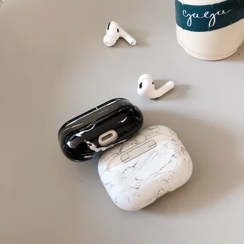 For Airpods Pro Tilfælde 3D Marmor Trådløse Bluetooth-Eaphone Protective Cover for Apple Airpod 3 Tilfælde Fundas Coque Uden Krog