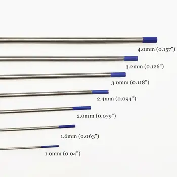 Wolfram Elektrode WL20 Professionel Tig Stang 1.0 1.6 2.0 2.4 3.0 mm for option med 1,5% Lanthanated til Tig-Svejsning Maskine