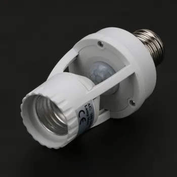 360 Grader PIR Induktion bevægelsessensor IR Infrarød Menneskelige E27 Stikkontakten LED Lys Sensor Skift Base-fatning