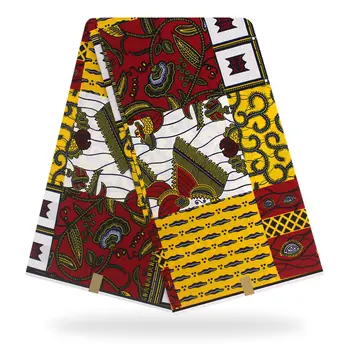 Nye rigtige voks 2020 høj kvalitet afrikansk print stof afrikanske stof tissu voks ankara veritabel afrikanske ankara stof