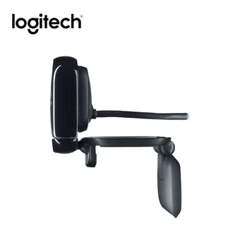 Logitech Webcam B525 HD 1080p 360 Roterende Sammenklappelig 8Mega Video Auto-Fokus Ringer Stationære eller Bærbare USB-Webcam med Mikrofon