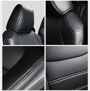 Læder sædebetræk for Toyota RAV4 RAV 4 2020 Pladser Protector 5 Pladser til Brændstof Bil Og Hybrid Indvendige Bil Tilbehør