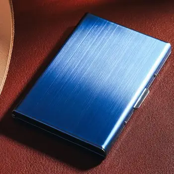 1 PC Aluminium Metal Kreditkort Indehaveren Slim Anti-Scanning, RFID-Blokering Tegnebog Case Business Kort Protectiond tegnebog dropshipping
