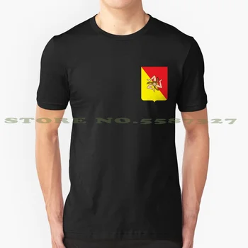 Sicilien våbenskjold cool design t-shirt for mænd