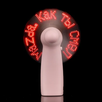 Tilpassede LED Blinker Ordet Fjernsyn, Håndholdte Mini Lysende Reklame-Slogan, Kinesisk og engelsk Fan
