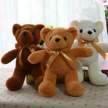 35CM Kawaii Teddy Bear Bamser Fyldt Bløde Dyr Dukker Til Børn, Baby, Børn, Fødselsdag, Gave Valentine ' s Gave