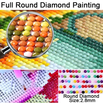 5D Diamant Maleri Fuld Runde Bor DIY Diamant Broderi, Blomst Cross Stitch Kits Mosaik Billede Rhinestone Udsmykning