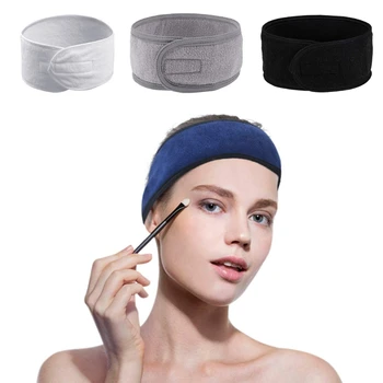 5Pcs Kvinder Facial Spa Hovedbøjle Vask Makeup Kosmetiske Bad Wrap Hårbånd, Frotté Håndklæde Yoga Sport Wrap dit Hoved