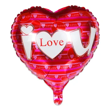 10Pc 18inch Glad mors dag hjerte form Aluminium folie balloner Bryllup Love part forsyninger Valentins dag gave dekoration globo