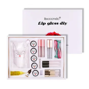 DIY Lip Gloss Materiale Fugtgivende Lipgloss Base Gel Pigment Pulver Olivenolie Smag Essensen Håndlavet Makeup-Kit