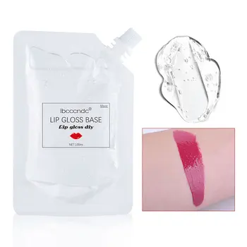 DIY Lip Gloss Materiale Fugtgivende Lipgloss Base Gel Pigment Pulver Olivenolie Smag Essensen Håndlavet Makeup-Kit