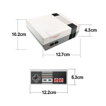 KISSCASE Mini TV Kan Gemme 620 500 spillekonsol Håndholdt Video Til NES-Spil, Konsoller Med Retail Box underholdning for hele familien