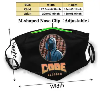 Kode Fuldblods Genanvendelige Munden Ansigt Maske Med Filtre Børn Cyber Hacker Hack Linux Security Kode Proxy Legion Javascript