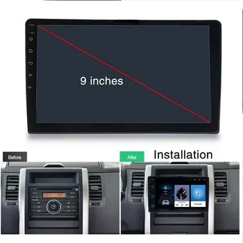 9 tommer Touch Skærm MP5 Afspiller Android 8.1 2 Din Bil radio Mms Video-Afspiller, Auto radio WIFI Bluetooth GPS-Lyd