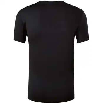 Jeansian kortærmet T-Shirt t-shirt t-Shirt Sport Korte Ærmer tøre Kører Fitness Træning LSL299 Sort