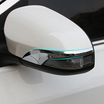 ABS Chrome For Toyota Venza Auris 2013 2016 2017 tilbehør Bil bakspejl dekoration strip dække trim 2stk