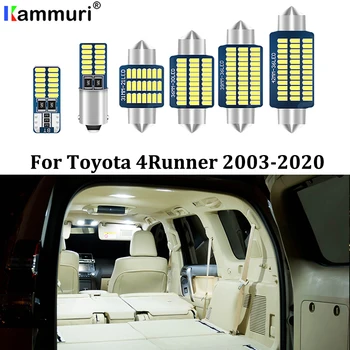 KAMMURI 16Pcs fejlfri Hvid LED Bilen Light-Pakke-Kit Til 2003-2020 Toyota 4Runner Tilbehør LED Indvendigt Lys
