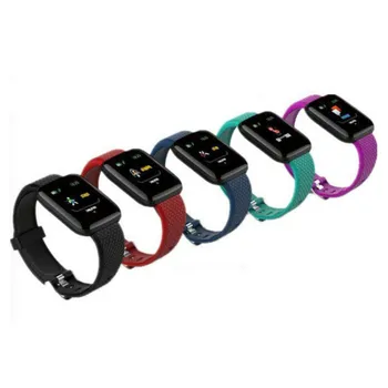 Nye 1,3 Tommer Plus Smart Bluetooth Ur Armbånd puls Tracker Skridttællere Blodtryk IP67 Vandtæt Til IOS / Androd