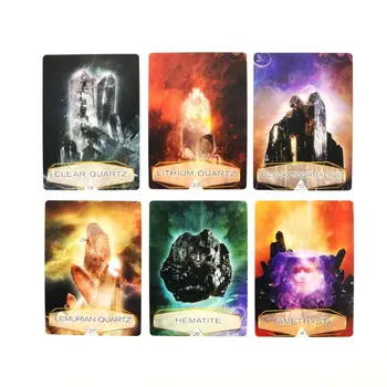 Crystal Spiritus Orakler 58-Kort og Guidebog Fuld engelsk Tarot Kort Spil Family Party Board Game