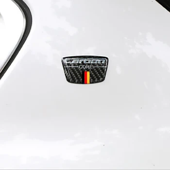 Carbon Fiber Bil Core Emblem B Kolonne Decal Anti-Ridse Klistermærke Til BMW E46 E90 E39 E60 F10, F30 E36 F20 G20 G30 Bil Tilbehør
