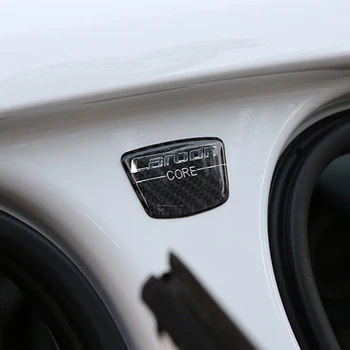 Carbon Fiber Bil Core Emblem B Kolonne Decal Anti-Ridse Klistermærke Til BMW E46 E90 E39 E60 F10, F30 E36 F20 G20 G30 Bil Tilbehør