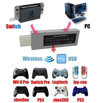 Mayflash Magic-NS Trådløse til PS4/PS3/Xbox, En S/360-Controller Kampene Stick Adapter til Nintend Skifte NS PC/NEOGEO MINI