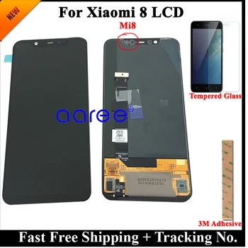 Super Amoled LCD-For Xiaomi Mi8 MI 8 LCD Display Digitizer Assembly Touch Screen for Xiaomi Mi8 LCD-Display MI 8 LCD