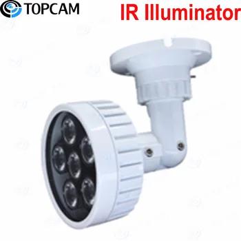 IR-Lyset 15-70meters 6stk 42U Array IR-LED Lys vinkel 6~90degree ekstra Power AC-DC12-24V for cctv Sikkerhed kamera