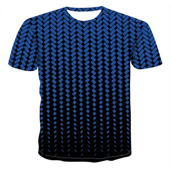 2020 Sommeren Nye 3d-T-shirt Mænd kortærmet skjorte Sjove T-shirts Japan Punk Animationsfilm Gotiske 3dT-shirt Herre Tøj