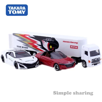 Takara TOMY Tomica Honda Nsx Forrygende Team Mugen Suzuka S660 Bil Model Kit Trykstøbt Miniature Baby Legetøj Hot Pop Briks
