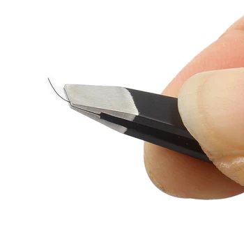 4stk Anti-statisk Rustfrit Stål Pincet Kosmetiske Øjenbryn Tænger Vedligeholdelse af Værktøjer Lige Pincet Reparation Værktøjer til Øjenbryn