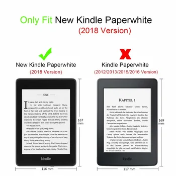 TPU bløde kindle paperwhite dækning For nye Kindle Paperwhite 2018 Tilfælde funda Til Kindle Paperwhite 4 10 Generation Case