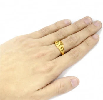 Kvinders Pige Rustfrit Stål-Ringen, Guld Keltiske Knude Mode Smykker