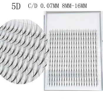 NYE 240 Fans vipper 12 Linjer Premade Volumen Fans 5D Eyelash Pro Punkt Midten Stamceller Faux Mink Eyelash Extensions