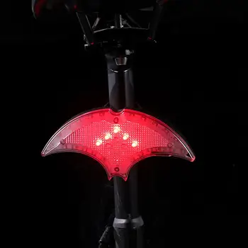 LED-baglygte Horn Advarsel Baglygte Cykling Ridning Udstyr USB-Genopladelige Trådløse Fjernbetjening Folde Cykel Tur Signal Lys