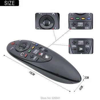 Fjernbetjening du kan bruge til LG EN-MR500G remoto controller controle teleconmande fernbedienung