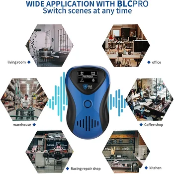 BLCPRO Ultralyd Skadedyr Repeller Elektroniske myggebalsam 4-Tilstand Intelligent Frekvens Konvertering Effektivt Afvise Skadedyr