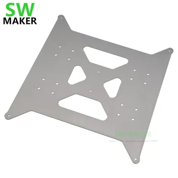 SWMAKER Aluminium Y transport plade opdatering til Flsun I3 plus 3D-printere, 3mm tyk gratis fragt