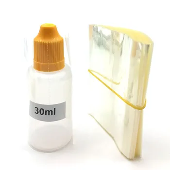 Klar PVC Heat Shrink Wrap Film for 30 ml E Væske PE/PET Dropper Flasker Heat Shrink Film Skrumpe Tætning Gratis Fragt