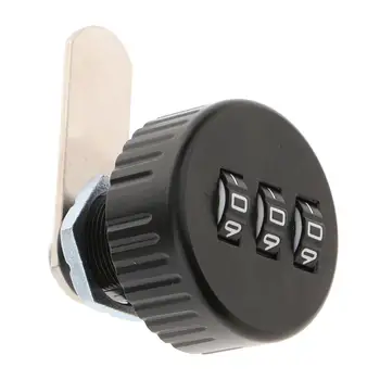 Digital Kombination Cam Lock Password Lock Kabinet Kombination Låse Bagage Postkasse Udendørs Anti-Tyveri Låse 1.49x1.57x2.36inch