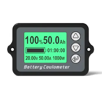 TK15 50/100 A Coulomb Counter Batteri Kapacitet Test Meter LCD-Display Amperemeter Voltmeter Lithium Power Niveau Skærm