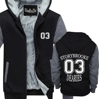 Storybrooke Dearies hættetrøjer til mænd Tyk fleece hoodie Engang Regina Rumleskaft drop shipping