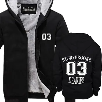 Storybrooke Dearies hættetrøjer til mænd Tyk fleece hoodie Engang Regina Rumleskaft drop shipping