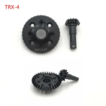 1:10 RC Model bil Traxxas TRX4 Bearbejdede Overdrive Ring & Pinion Gear (11/34T) Gear Dele passer high power ESC/motor-systemer